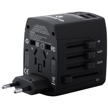 Volkano Worldwide Series travel adaptor plug with 4 USB charge ports