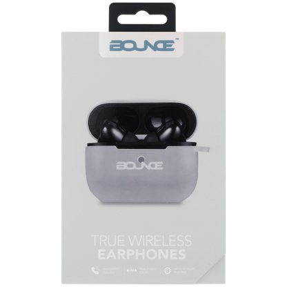 Bounce Clef X True Wireless Earphones + Silicone Accessories - Black