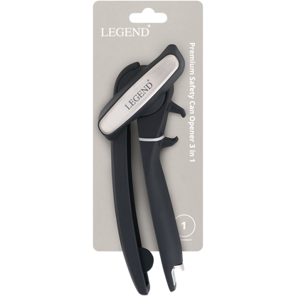 Legend Premium safety can opener 3 in 1 ( Order in Qty of 6)
