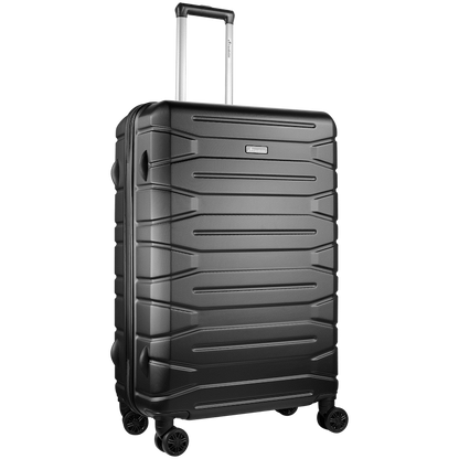 Travelwize Cabana ABS 4-Wheel Spinner 3pc Luggage Set - Black