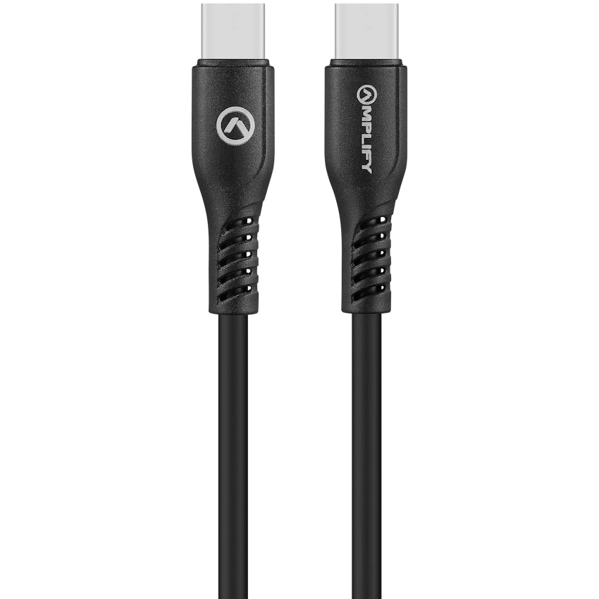 Amplify CoreCharge 1.2m USB-C to USB-C Cable - Black
