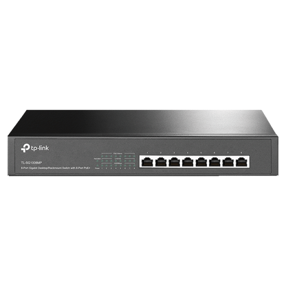 TP-Link TL-SG1008MP 8-Port Gigabit Desktop/Rackmount Switch with 8-Port PoE+