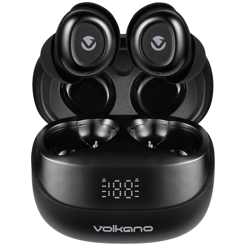 Volkano Aspen True Wireless Earphones - Black