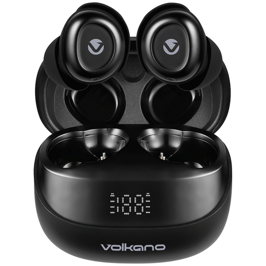 Volkano Aspen True Wireless Earphones - Black