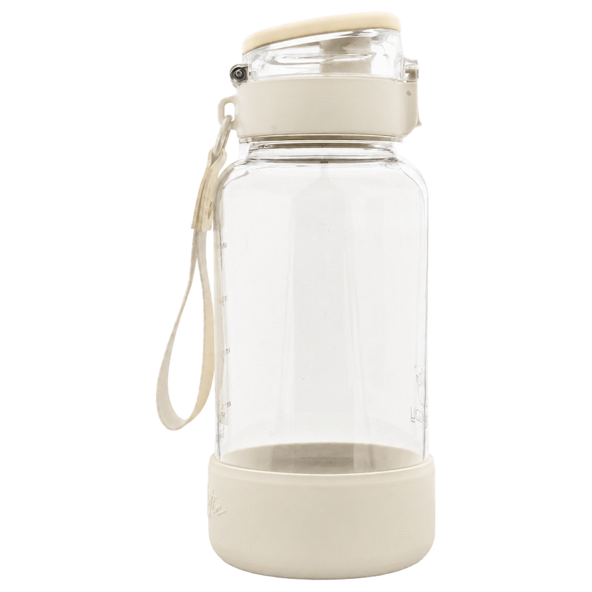 Snappy Tritan Bottle with straw 1lt Vanilla ( Order in Qty of 6)