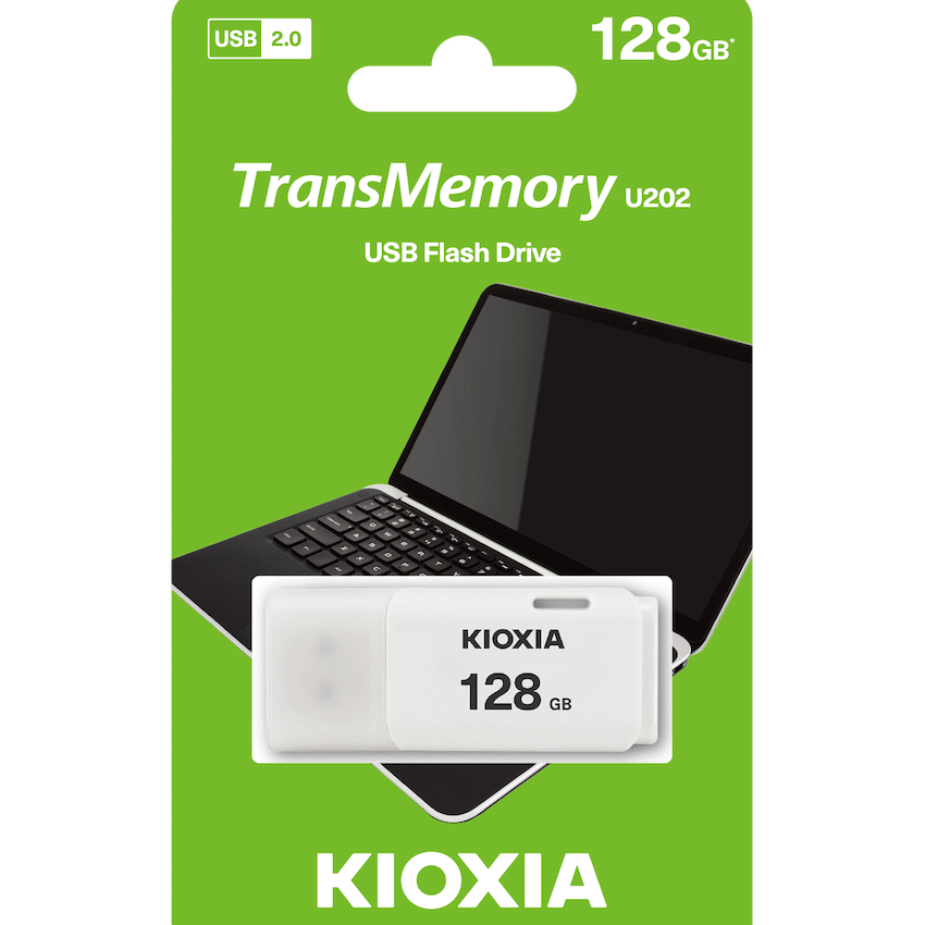 Kioxia 128GB USB 2.0-White