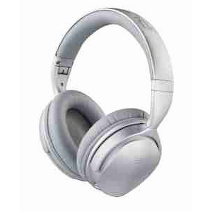 VolkanoX Silenco Series Active Noise Cancelling Bluetooth Headphones - Silver