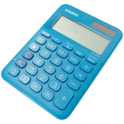 Casio MS-20UC - Desktop calculator 12 Digit - Blue