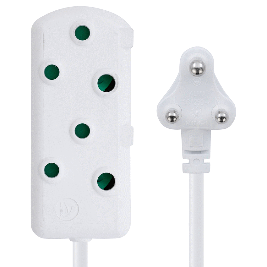 Nexon Heavy DUTY Side By Side(SBS) EXTENSION LEADS 3M