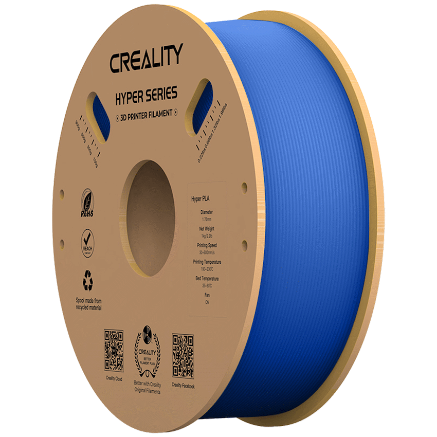 Creality Hyper PLA High-Speed Blue Filament 1kg