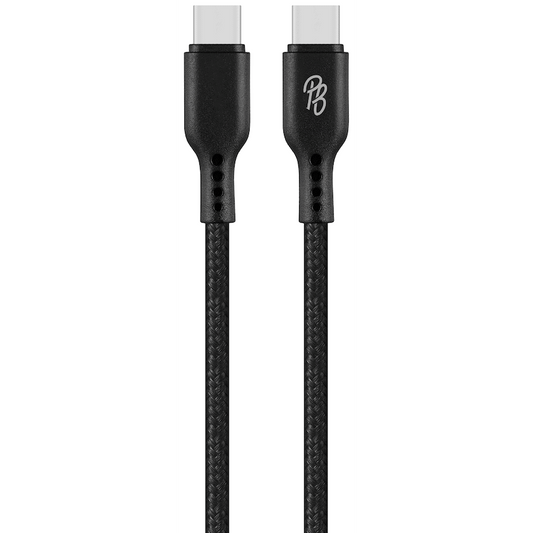 Pro Bass Chord Series 1.2m 30w Type-C to Type-C Braided - Black