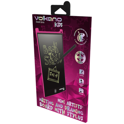 Volkano Kids Doodle Series 8.5" Writing and Drawing Board - Pink