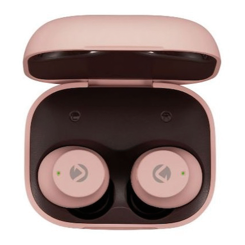 Volkano Taurus Series 2.0 True Wireless Earphones with Charging Case - Pink