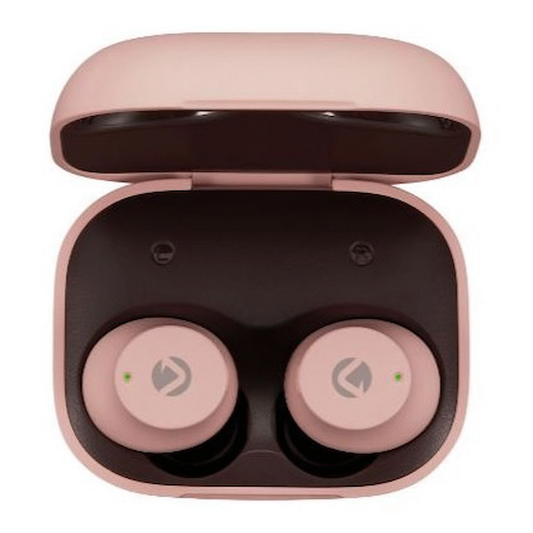 Volkano Taurus Series 2.0 True Wireless Earphones with Charging Case - Pink