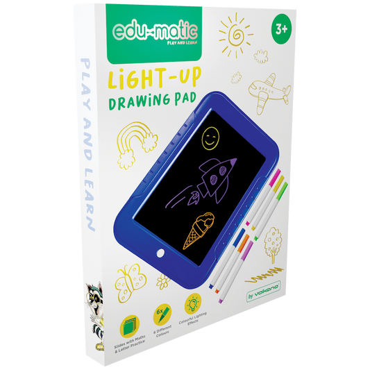 EDU - Light-Up Drawing Pad with 6 Colours and Stencils