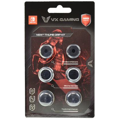 VX Gaming Samurai Series Silicon Grip Caps (Nintendo Switch)