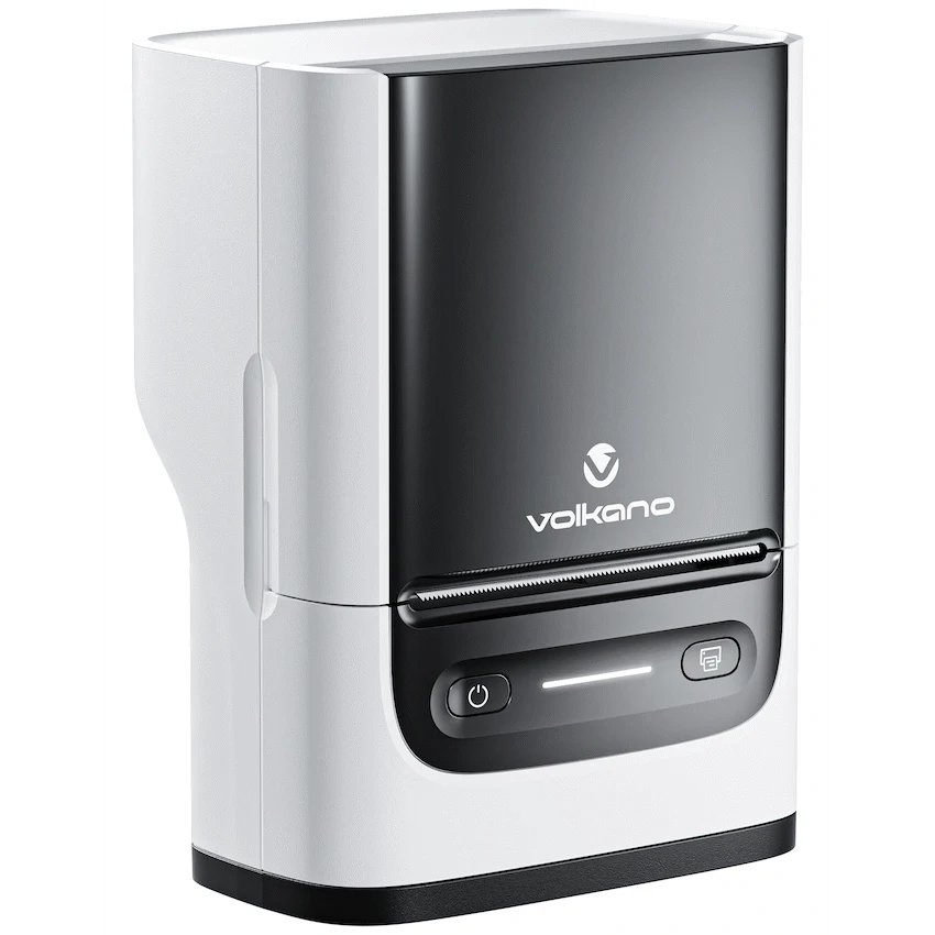 Volkano LabelPro Duo Series Thermal Dual Size Label Printer - Black and White