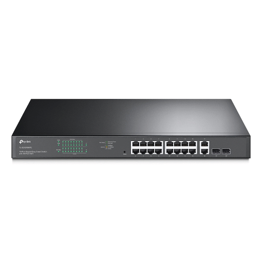 TP-Link TL-SG1218MPE 18-Port Gigabit Easy Smart Switch with 16-Port PoE+