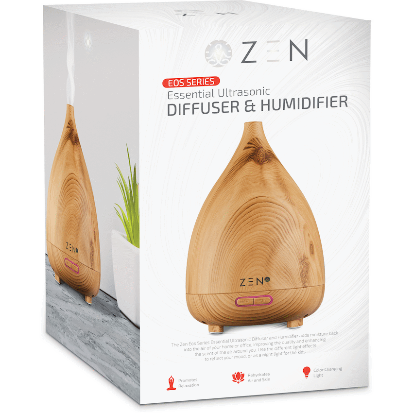 Zen Eos Series Ultrasonic Diffuser - Light Wood