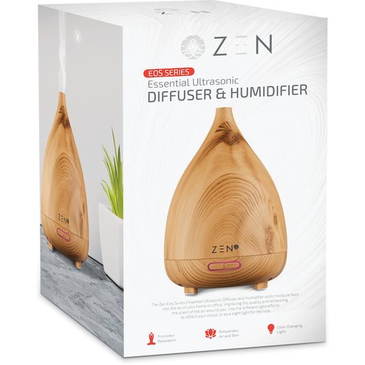 Zen Eos Series Ultrasonic Diffuser - Light Wood