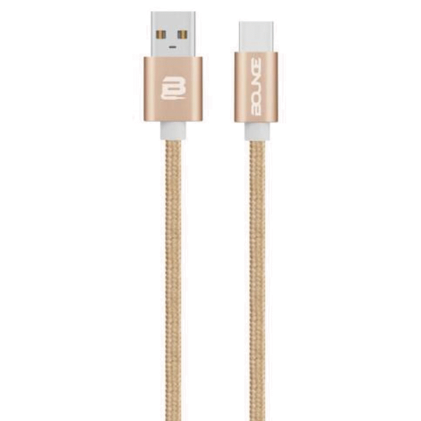 Bounce Cord Series Braided Micro USB Cable 2m - Champagne Gold