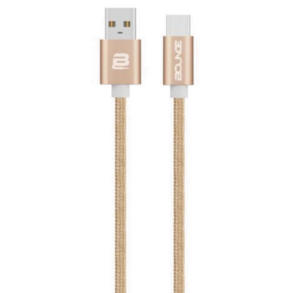 Bounce Cord Series Braided Micro USB Cable 2m - Champagne Gold