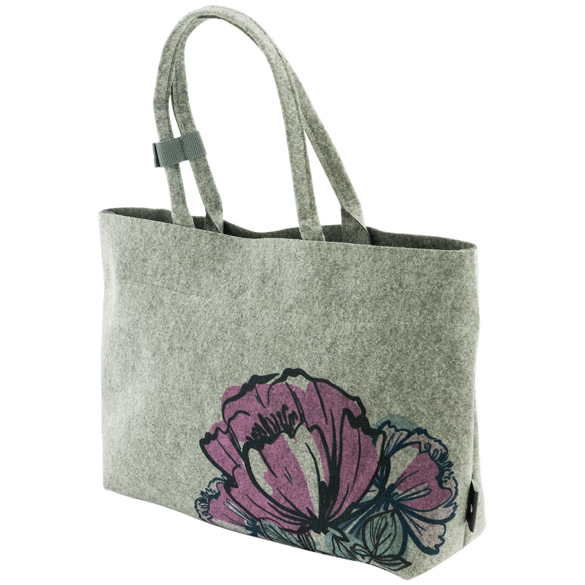 Totes Babe Peony Diaper Tote - Grey