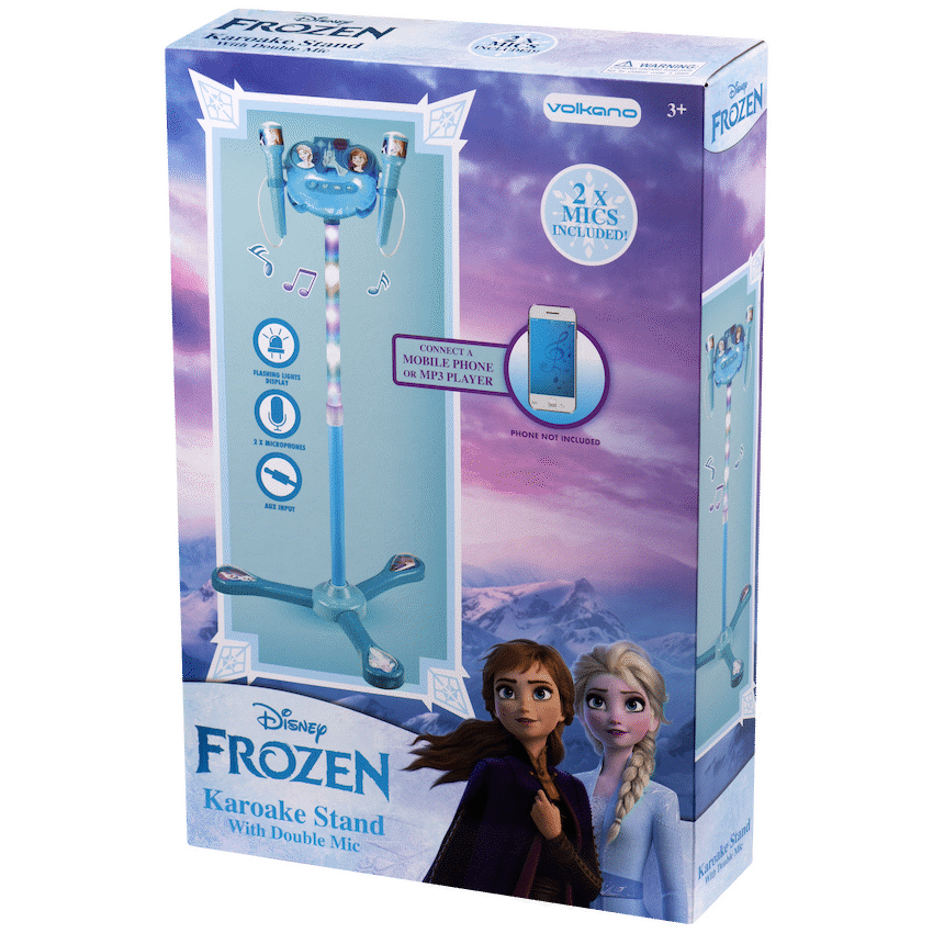 Frozen double mic karaoke stand