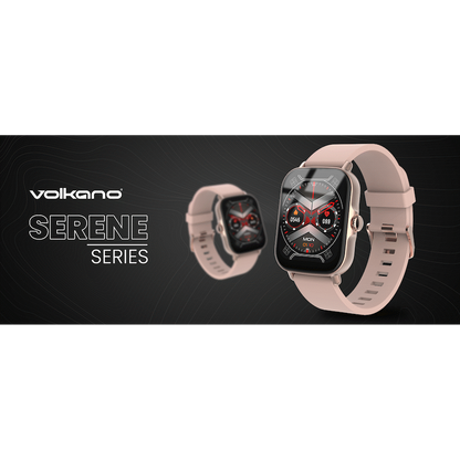 Volkano Active Tech Serene series Watch with heart rate monitor - Gold