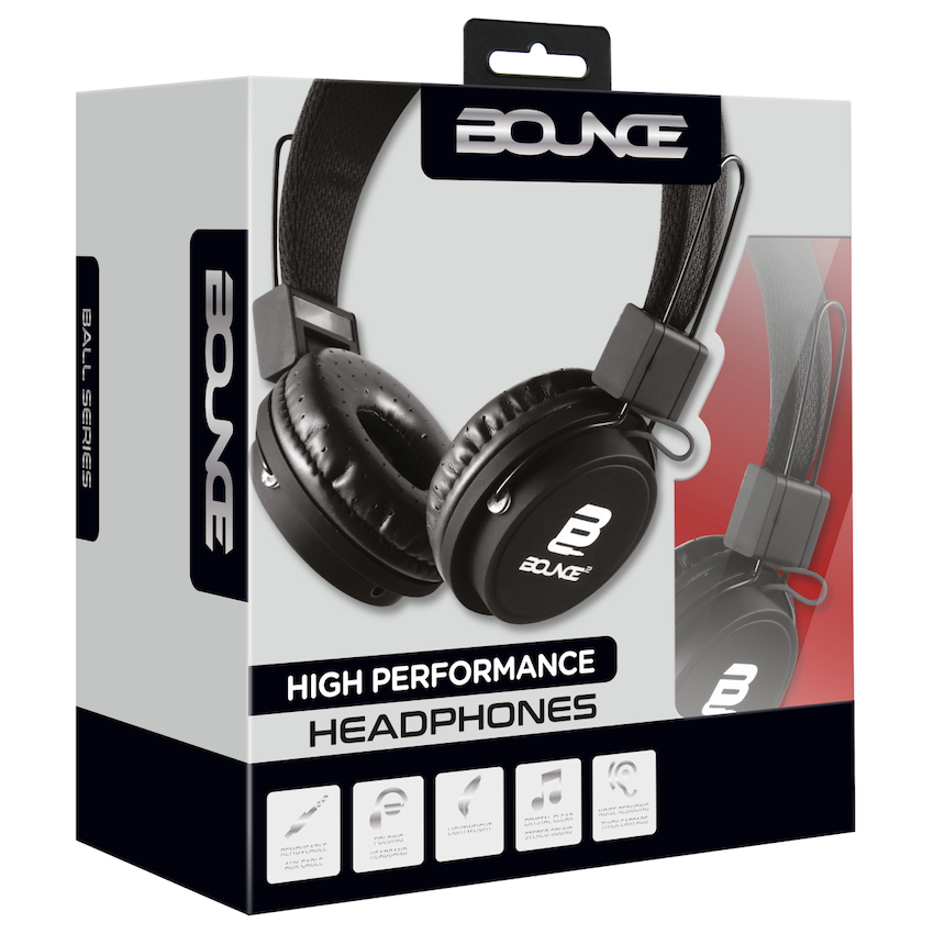 Bounce Ball heaphone Black