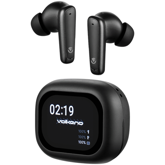 Volkano Vision Series TWS Earphones with ANC- Black