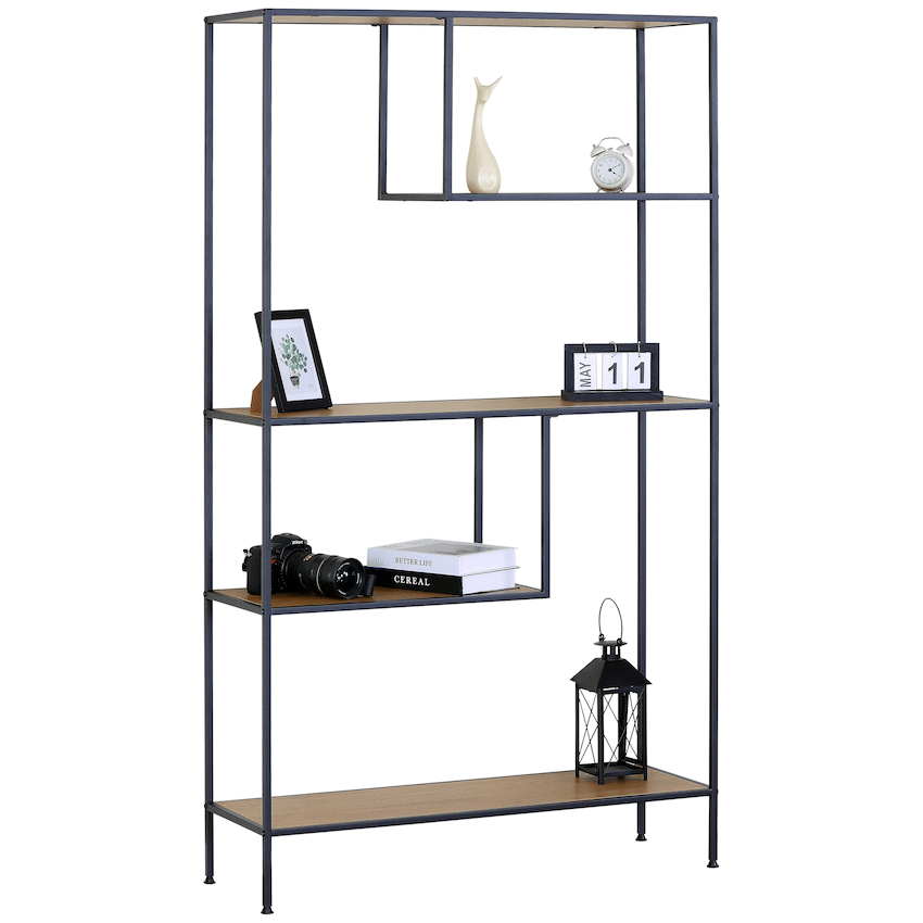 Everfurn Felix Bookshelf - Oak