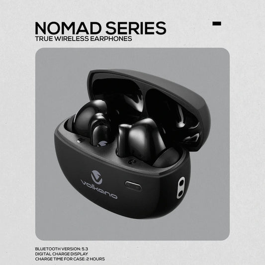 Volkano Nomad Active Noise-Cancelling True Wireless Earphones - Black