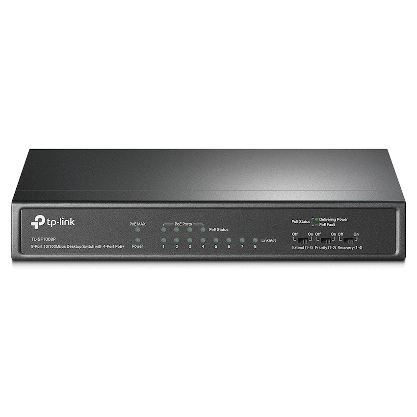 TP-Link TL-SF1008P 4-Port Switch with POE