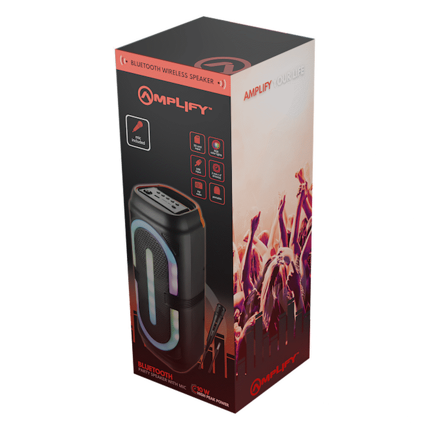 Amplify BT Party Speaker with Mic