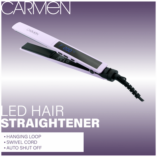 Carmen Colours LED Hair Straightener