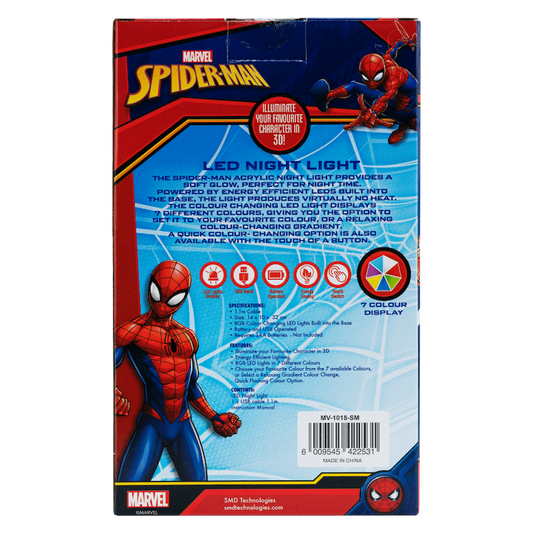 Marvel LED Night Light - Spider-Man
