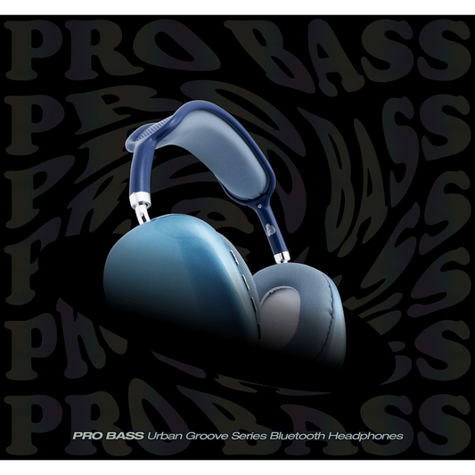Pro Bass Urban Groove Series Bluetooth Headphones - Blue