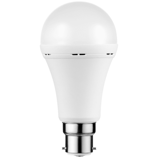 Switched 5w A60 Rechargeable B22 LED Light Bulb - Cool White