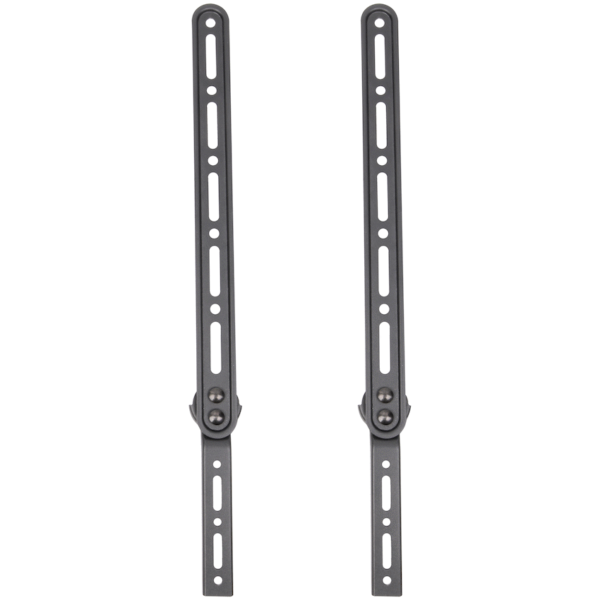 Volkano Steel Series Soundbar and Speaker TV Bracket - Black
