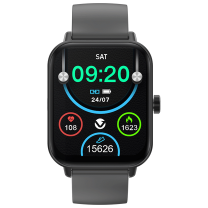 Volkano Chroma Series Smartwatch with Dark Grey Strap