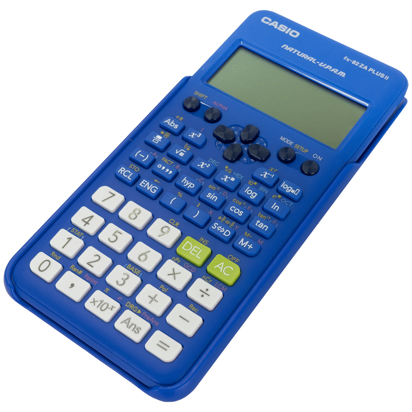 Casio FX-82 ZA Plus II Calculator - Blue