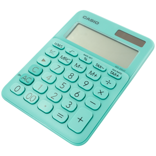 Casio MS-20UC - Desktop calculator 12 Digit - Green