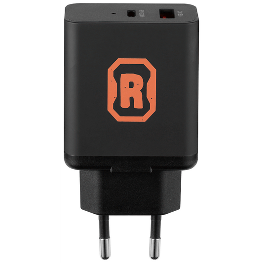 Rugged by Volkano Dual USB Wall Charger with QC3.0 and PD