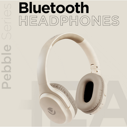 Volkano Pebble Series Bluetooth Headphones - Khaki