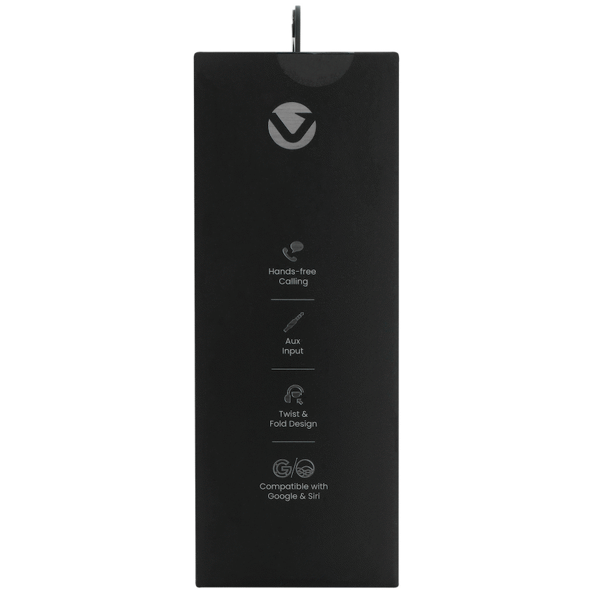 Volkano Pebble Series Bluetooth Headphones - Dark Grey
