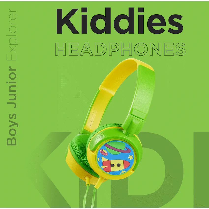 Volkano Kiddies Headphones Boys Junior Explorer - Everyday Elektronics South Africa