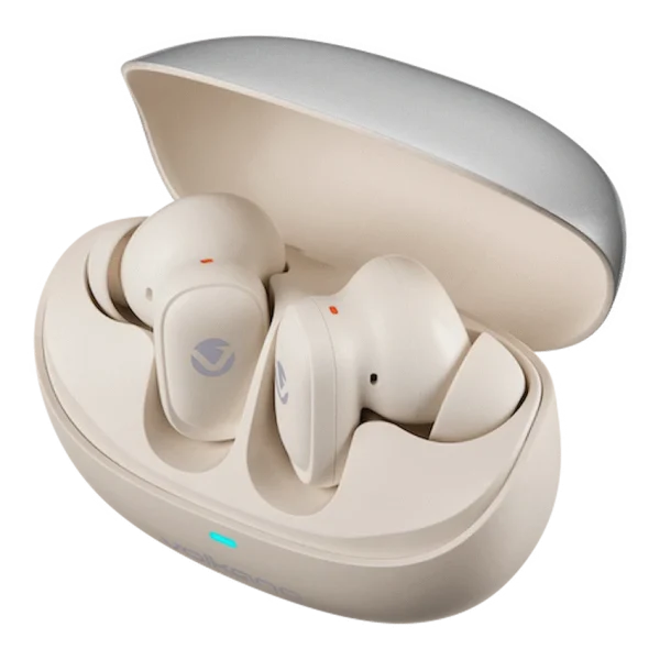 Volkano Sugar Cube Active Noise Cancelling True Wireless Earphones Nude - Everyday Elektronics South Africa