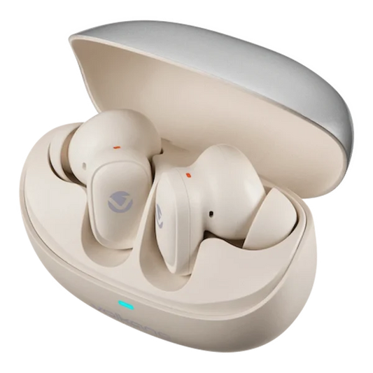 Volkano Sugar Cube Active Noise Cancelling True Wireless Earphones Nude - Everyday Elektronics South Africa