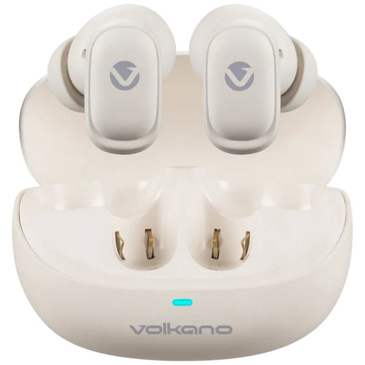 Volkano Sugar Cube Active Noise Cancelling True Wireless Earphones Nude - Everyday Elektronics South Africa